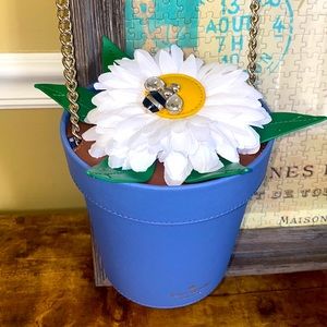 Kate Spade Down the Rabbit Hole Daisy Flowerpot Crossbody